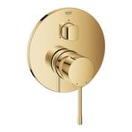 Grohe Essence Ankastre Banyo/Duş Bataryası (Sıva Üstü Grubu), 3 Yollu, Altın, 24169Gl1