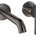 Grohe Essence New Duvardan Ankastre Lavabo Bataryası (Sıva Üstü Grubu), Sert Grafit - 29192A01