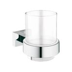 Grohe Essentials Cube Diş Fırçalık Camı ve Tutacağı