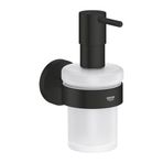 Grohe Essentials Sıvı Sabunluk Seti Mat Siyah 1022572430