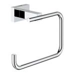 Grohe Eurocube Tuvalet Kağıtlığı Kapaksız, Krom, 40507001 Gri