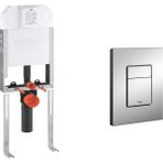 Grohe Gömme Rezervuar Uniset Pnömatik +Grohe Skate Cosmopolitan Kumanda Paneli - 1 - Gri