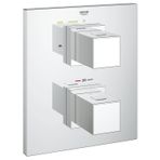 GROHE Grohtherm Cube | Termostat - Küvet veya Duş için Termostat | 2 Yollu Ayarlı | Krom | 19958000