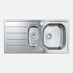 Grohe K200 Damlalıklı Paslanmaz Çelik Eviye 96,6x50cm