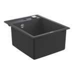 GROHE K700 14988010000 31650AP0 kompozit eviye, granit siyah,40 x 50 cm