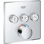 Grohe Krom 3 Çıkışlı Smartcontrol Ankastre Banyo Bataryası