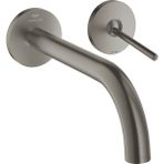 Grohe Lavabo Bataryası Iki Delikli Duvardan Atrio Br.hard Graphite – 29406AL0 - Krom