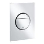 Grohe Nova Cosmopolitan S Ünite Klozet Kontrol Paneli, Rapid Sl Için, S Boyut, 130 X 172 Mm, 2 Miktar Ve Başlangıç Ve Durdurma Fonksiyonu, Mat Krom Cihazlar 37601P00