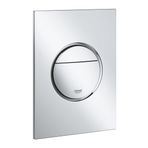 Grohe Nova Cosmopolitan S Ünite Klozet Kontrol Paneli, Rapid Sl Için, S Boyut, 130 X 172 Mm, 2 Miktarlı Ve Başlatmalı Ve Durdurmalı Tespit, Krom / 37601000