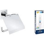 GROHE Start Cube QuickFix Kapaklı Tuvalet Kağıtlığı + QuickGlue A1 Yapıştırıcı Seti