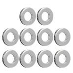 Gromets, 15.7 Mm Id 10st 10st Eyel'in Metal Deri Gromları Ayakkabı Ses Torbaları Giysileri (Altın gül) (SILVER)