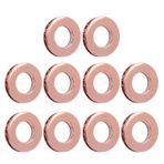 Gromets, 15.7 Mm Id 10st 10st Eyel'in Metal Deri Gromları Ayakkabı Ses Torbaları Giysileri (Altın gül)