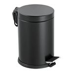 Groove 12 Litre Paslanmaz Mutfak Pedallı Çöp Kovası Siyah