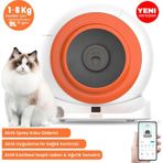 Groove Q-clean Wi-fi Otomatik Akıllı Kedi Tuvaleti Turuncu Ultra Sessiz+akıllı Sprey Koku Giderici+app Kontrol+akıllı Sensör turuncu