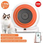 Groove Q-Clean Wi-Fi Otomatik Akıllı Kedi Tuvaleti Turuncu (Ultra Sessiz+Akıllı Sprey Koku Giderici+APP Kontrol+Akıllı Sensör)