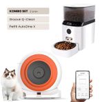 Groove Q-Clean Wi-Fi Otomatik Kedi Tuvaleti Turuncu - Petfit AutoDine X 5L Wi-Fi Kameralı Akıllı Otomatik Mama Kabı