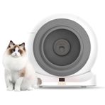 GROOVE Q-Clean WiFi Otomatik Akıllı Kedi Tuvaleti Gri Yeni Versiyon