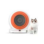 Groove Q-Clean WiFi Otomatik Akıllı Kedi Tuvaleti Turuncu Yeni Versiyon (Turuncu)