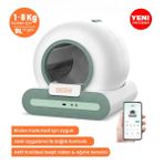 Groove Ti+ 65l Wifi Otomatik Akıllı Kedi Tuvaleti Yeni Versiyon