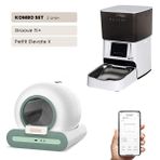 Groove Ti+ Wi-Fi Akıllı Otomatik Kedi Tuvaleti Yeşil - Petfit Elevate X 4L Wi-Fi Akıllı Otomatik Mama Kabı