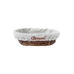 Groovy Ekmek Sepetı Hasır Bezlı Oval 24 * 17 * 7 Cm NoColor-224880c5