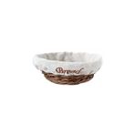 Groovy Ekmek Sepetı Hasır Bezlı Yuvarlak 22 * 7 cm NoColor-99885593