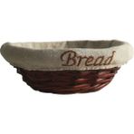 Groovy Ekmek Sepetı Hasır Bezlı Yuvarlak 22x7 cm