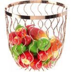Groovy Tel Meyvelik Bakır Kaplama Ø25*H26CM - BRD-HW185-BAKIR