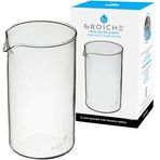 Grosche 3 Cup 350 ml French Press Şeffaf Yedek Cam