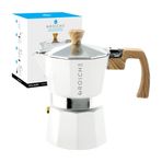 Grosche Milano 3 Cup 150 ml Beyaz Moka Pot