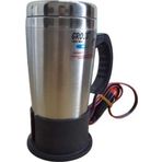 Gross 12 Volt Araç Termosu Ketil Su Isıtıcı Termos 500 ML Krom