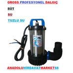 Gross 24Volt Dalgıç Pompa Süt Çekme Pompası Su Çekme Dalgıcı