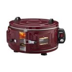 GROSS YUVARLAK DAVUL FIRIN STANDART AYARLANABİLİR TERMOSTAT = 50°C-320°C 1300W - 53CM ALÜMİNYUM TEPSİ ÖN GÖZETLEME CAMI AF-008B (4604)