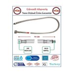 GrossAVM Batarya Flex Hortumu - Çelik Örgü - Spiral Batarya Bağlantı Hortumu - 70cm