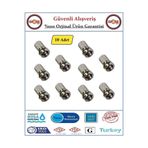 GrossAVM F Konnektör Uydu Anten Kablosu Ucu - RG6 - 10Adet