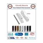GrossAVM Pimapen Kapı Menteşesi - Metal - 100MM - Beyaz