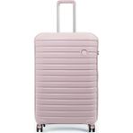 GROUND Ultra Hafif Polipropilen Kırılmaz Büyük Boy Valiz - Soft Pink