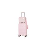 GROUND Vanille Kabin Boy Valiz + Makyaj Çantası Soft Pink - 10663