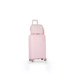 GROUND Vanille Orta Boy Valiz + Makyaj Çantası Soft Pink - 10663
