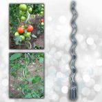 Group 20 Adet 150 cm Metal Spiral Bitki Destek Çubuğu Hobi Bahçesi Bitki Bağlama Teli Sebze Dest