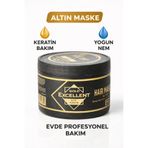 GROVİNG HAİR Keratin Saç Maskesi 250 ml Gold Excellent – Yıpranmış, Kuru Saçlar İçin Onarım, Nem ve Parlaklık