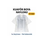 GROVİNG HAİR Tek Kullanımlık Kuaför Boya Naylonu –Saç Boyama Önlüğü – Hijyenik Kuaför Penuarı Ev Kullanımı