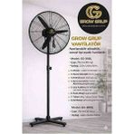 Grow Grup GG-30DL 30 Inç (75CM) Sanayi Tipi Ayaklı Vantilatör 240W Bakır Motorlu - Ayarlanabilir Yükseklik