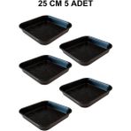 Grow Wizard Kare Saksı Altlığı 25 cm 5 Adet