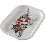 Grow Wizard Küçük Metal Tepsi Kuru Kafa - 18 x 13 cm