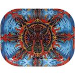 Grow Wizard Küçük Metal Tepsi Mandala Trance - 18 x 13 cm