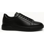 Growish GR0351 Özel Yapım Hakiki Floter Büyük 46 Numara Deri Yüksek Siyah Eva Taban Tümden Siyah Sneakers Ayakkabı - Siyah Açma