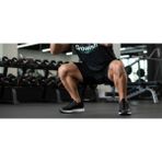 Growish GR0441 Hakiki Deri & Tekstil Slip-On Teknoloji Paraşüt Kumaş Eva Taban Spor Koşu Fitness Antreman Ayakkabı - Siyah - Gri