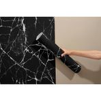 Grown Beyaz Damarlı, Siyah Renk Mermer Desenli Kendinden Yapışkanlı Duvar Kağıdı - Mutfak ve Banyo