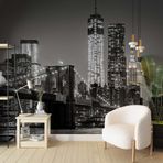 Grown Brooklyn Köprüsü Şehir Manzarası Duvar Kağıdı